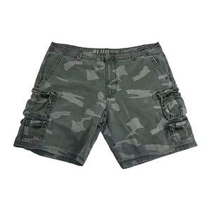PLUGG Shorts Mens 44x10 Camo Cargo Tactical Surplus Army Y2K Pockets‎